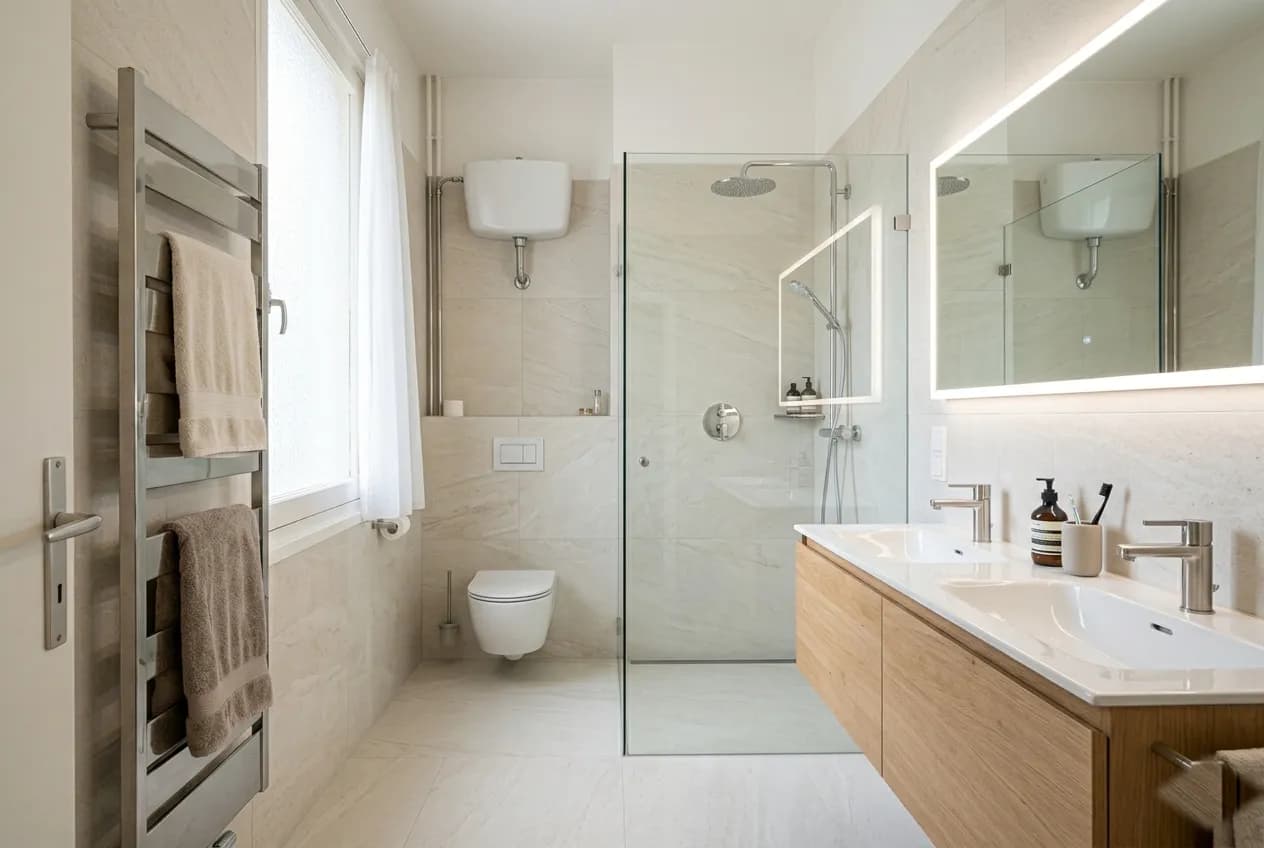 Renovation complete salle de bain - Villeurbanne : Apres